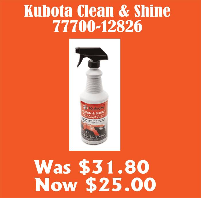 Kubota Clean & Shine 77700-12826
